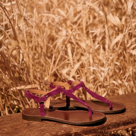 Sezane Sally low sandals ( size 35) New in box - Picture 4 of 9